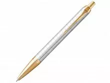 Шариковая ручка Parker IM Premium K318  Pearl GT, стержень: M, цвет чернил: blue, в подарочной упаковке.