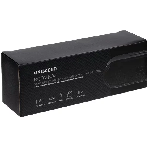 Беспроводная стереоколонка Uniscend Roombox, светло-серая фото 15