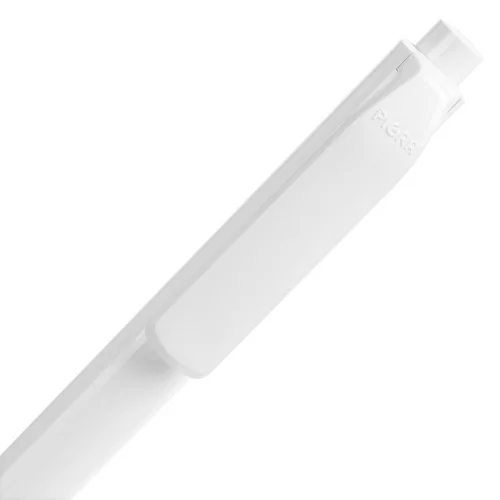 Ручка шариковая Pigra P04 Polished, белая фото 4