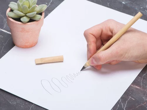 Вечный карандаш из переработанной бумаги Recycled pencil, натуральный фото 5 Вечный карандаш из переработанной бумаги Recycled pencil, натуральный фото 5