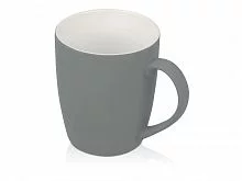 Кружка с покрытием soft-touch C1, серый (Р)