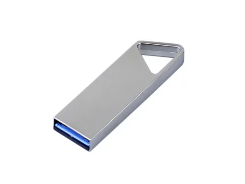USB 2.0-флешка на 128 Гб с мини чипом, компактный дизайн, отверстие треугольной формы для цепочки фото 3