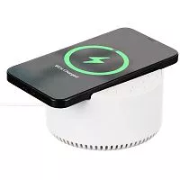Bluetooth-колонка с беспроводной зарядкой relaxTime, белая