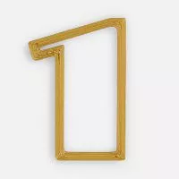 Подвеска Symbol, 3D-печать на заказ, цифра 1