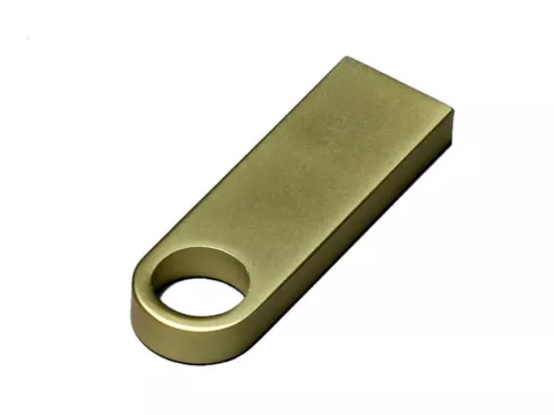 USB 3.0-флешка на 64 Гб с мини чипом и круглым отверстием, золотистый фото 2 USB 3.0-флешка на 64 Гб с мини чипом и круглым отверстием, золотистый фото 2