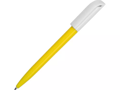 Ручка пластиковая шариковая Миллениум Color BRL, желтый/белый Ручка пластиковая шариковая Миллениум Color BRL, желтый/белый
