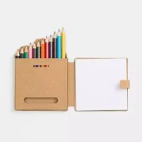 Набор цветных карандашей с блокнотом Pencilvania Traveler