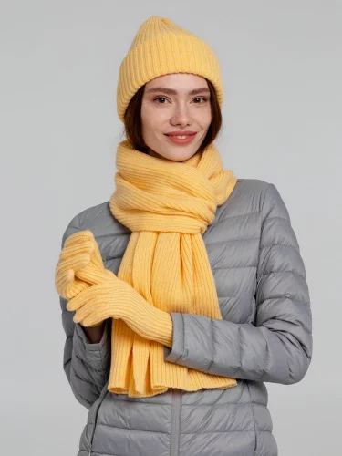 Шапка Capris, желтая фото 7