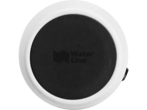 Вакуумная термокружка с кнопкой Streamline, Waterline, soft-touch, белый фото 5