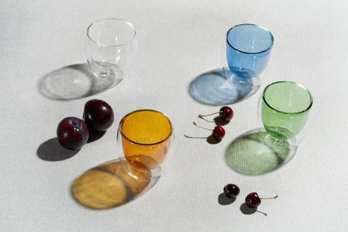 Стакан с двойными стенками Glass Bubble, бесцветный фото 5 Стакан с двойными стенками Glass Bubble, бесцветный фото 5