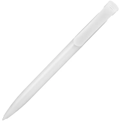 Ручка шариковая Clear Solid, белая фото 3