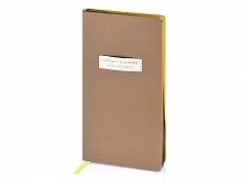 Еженедельник недатированный А6 Total beige с нашивкой, бежевый