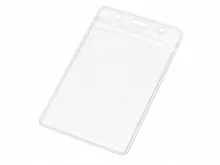 Бейдж Crystal Vert 84*135 мм (внут.размер  74*105 мм), прозрачный