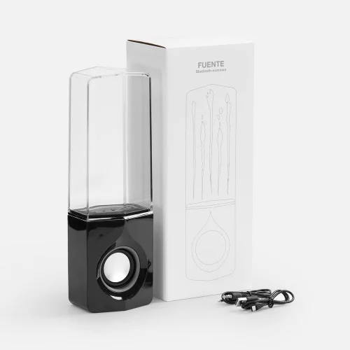 Bluetooth-колонка с поющим фонтаном Fuente, черная фото 5