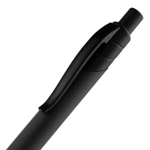 Ручка шариковая Undertone Black Soft Touch, черная фото 5