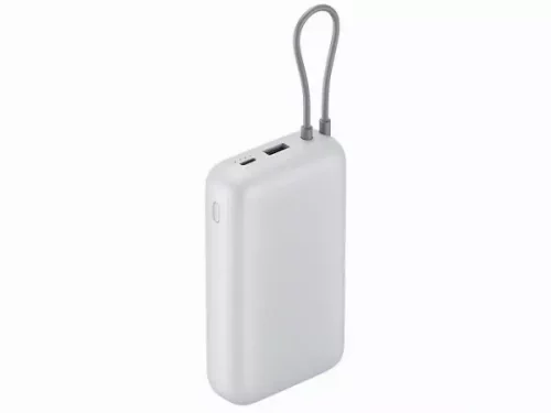 Внешний аккумулятор с встроенным кабелем Xiaomi Power Bank (Integrated Cable), 20000 мАч фото 2