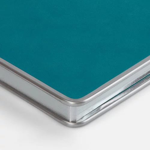 Ежедневник Metal Frame на заказ, датированный, бирюзовый фото 6