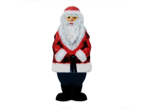 USB-флешка на 4 Гб Дед Мороз Santa под нанесение, белый фото 2