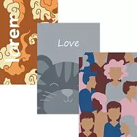 Плед на заказ Tricksy Net, 4 цвета, S, полушерсть