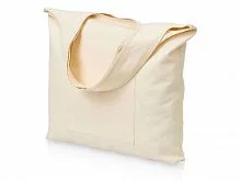 Сумка-шоппер Vest  long из хлопка 340 г/м2, натуральный