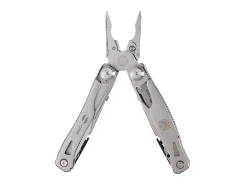 Мультитул Stinger, 106 мм, 15 функций, сталь, серебристый, в комплекте нейлоновый чехол фото 2
