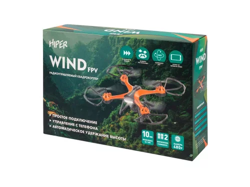 Радиоуправляемый квадрокоптер HIPER WIND FPV фото 8
