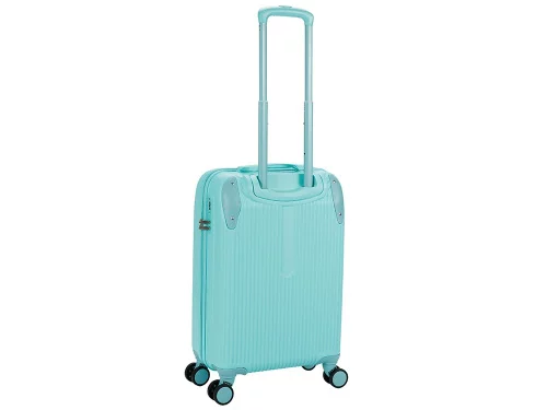 Чемодан TORBER В Отпуск, бирюзовый, ABS-пластик, 41 х 25 х 61 см, 48 л, 2,7 кг фото 9