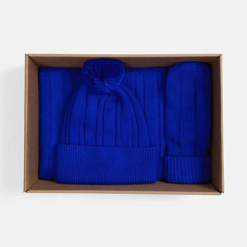 Набор Knit Beat, синий фото 2 Набор Knit Beat, синий фото 2