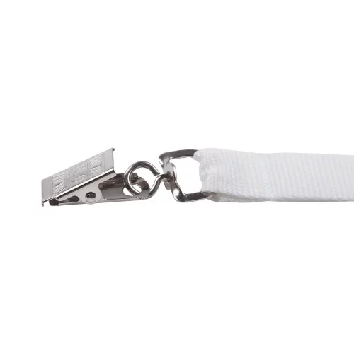 Лента для бейджа Neckband, белая фото 3 Лента для бейджа Neckband, белая фото 3