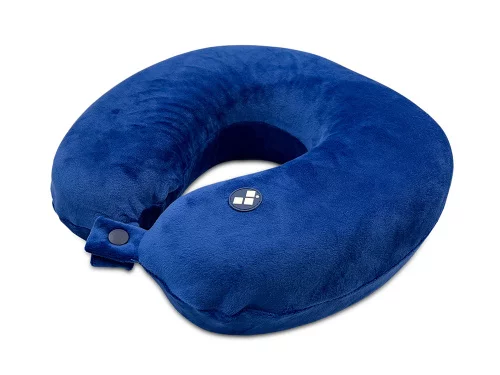 Подушка для путешествий с эффектом памяти Мемо Drowsy Royal Blue