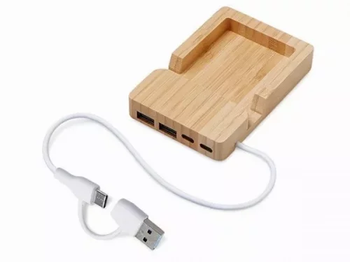 USB-хаб «Memo», 2*USB, 2*Type C фото 13