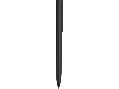 Шариковая металлическая ручка Minimalist софт-тач, черный фото 2