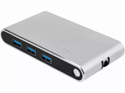 Хаб 8-в-1 Type-C «Hermes», USB 3.0 x 3, Type-C PD, HDMI, LAN, картридер фото 13