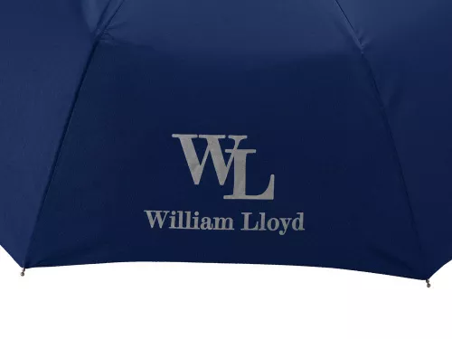 Складной зонт полуавтоматический William Lloyd, синий фото 5