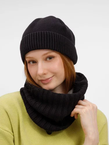 Шапка ComFleece, черная фото 6