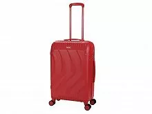 Чемодан TORBER В Отпуск, красный, ABS-пластик, 45 х 27 х 68 см, 63 л, 3,1 кг