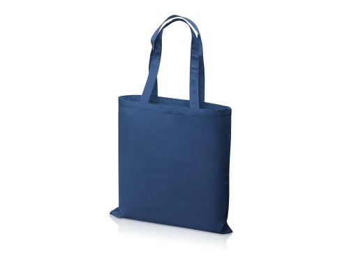 Сумка для шопинга Carryme 140 хлопковая, 140 г/м2, нейви фото 2