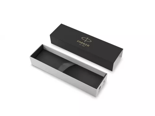 Шариковая ручка Parker IM Premium Warm Silver (grey)  GT, стержень: M, цвет чернил: blue, в подарочной упаковке. фото 5