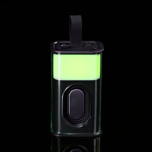 Bluetooth-колонка с подсветкой Groove, серая фото 8