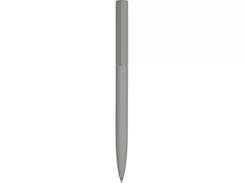 Шариковая металлическая ручка Minimalist софт-тач, серый фото 6