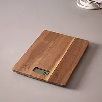 Кухонные весы из акации «Home Chef»