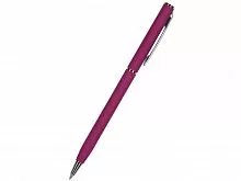 Ручка шариковая автоматическая BrunoVisconti® PALERMO цвет корпуса бордовый, soft-touch, 0.7 мм
