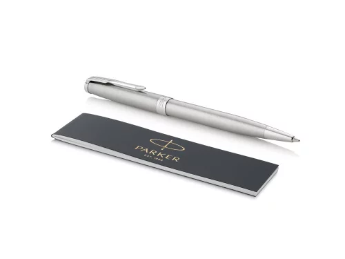 Ручка шариковая Parker Sonnet Core Stainless Steel CT, серебристый фото 2