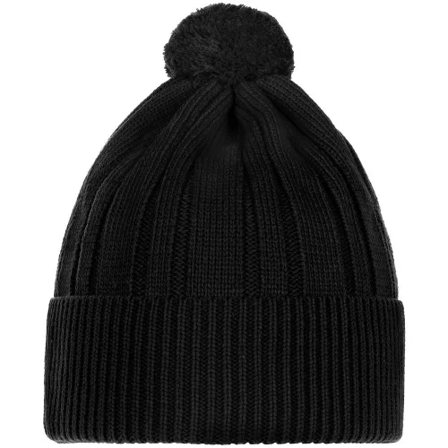 Шапка Knit Beat, черная фото 2