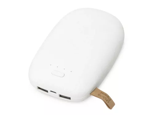 Внешний аккумулятор в форме камня Stone, 10400 mAh, белый Внешний аккумулятор в форме камня Stone, 10400 mAh, белый