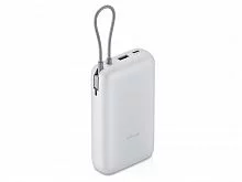 Внешний аккумулятор с встроенным кабелем Xiaomi Power Bank 20000mAh (Integrated Cable) GL Light Gray