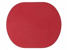ПАТЧ ОВАЛ nubuk (красный) 6,0 х 5,0 см
