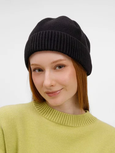 Шапка ComFleece, черная фото 5