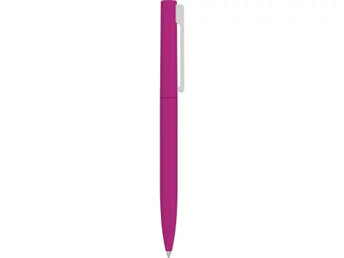 Шариковая ручка  Bright F Gum soft-touch, розовый фото 3