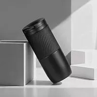 Герметичная вакуумная термокружка Pillar,550 мл, черный